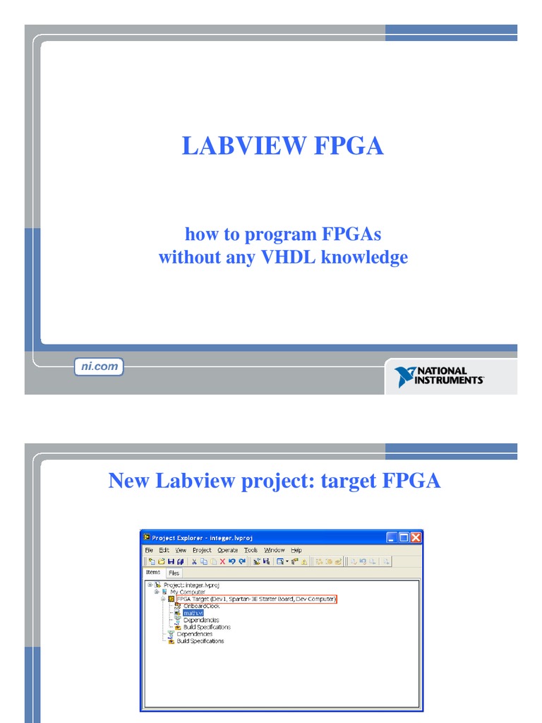 Labview Fpga PDF Field Programmable Gate Array Vhdl