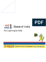 Fun Learning for Kids - States of India