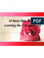 10 Basic Principles of Learning The Lessons in