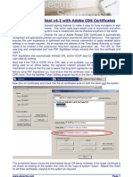 Using PDF Sign&Seal v4 2 With Adobe CDS Certificates