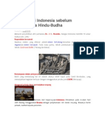 Budaya Asli Indonesia Sebelum Masuknya Hindu - Budha