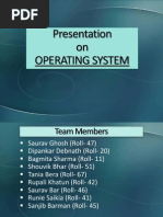 Presentation On Operating System