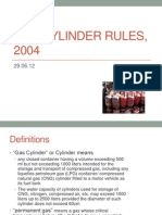 Gas cylinder rules and safety guidelines
