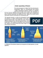 Nozzle Flow: Over vs Under Expansion