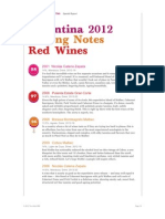 Tim Atkin Argentina Special Wine Report 2012