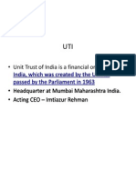 Unit Trust of India Is A Financial Organization in