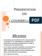 Presentation On COUNSELLING