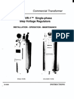 VR-1 Single-Phase Step Voltage Regulator - Manual (GEH5858)