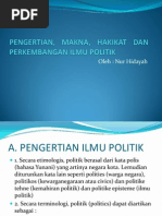 Download Pengertian Makna Hakikat Ilmu Politik by Erika Rohman SN108984743 doc pdf