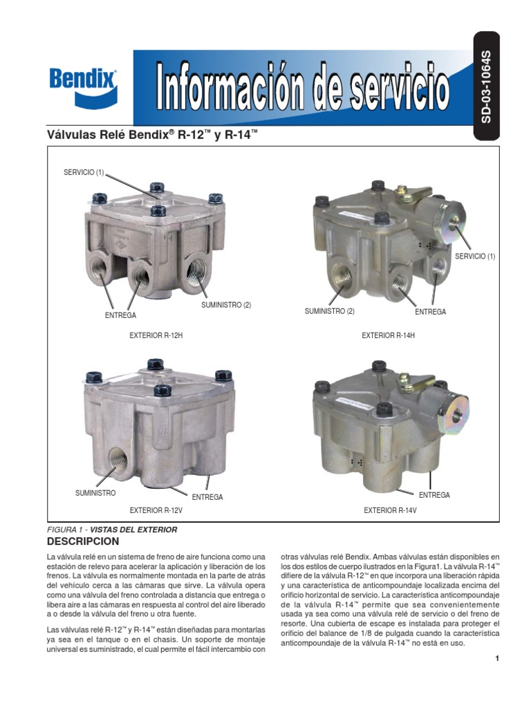 Válvula R14 | PDF | Tanques | Relé