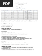 MySQL Revision