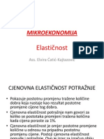 MIKROEKONOMIJA Elastičnost