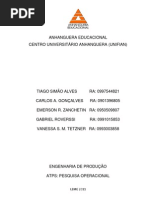 ATPS-PEQUISA OPERACIONAL