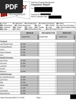 Example Move in Inspection