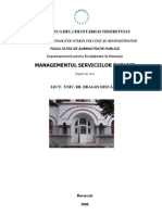Managementul Serviciilor Publice, AN II, FAP, SNSPA
