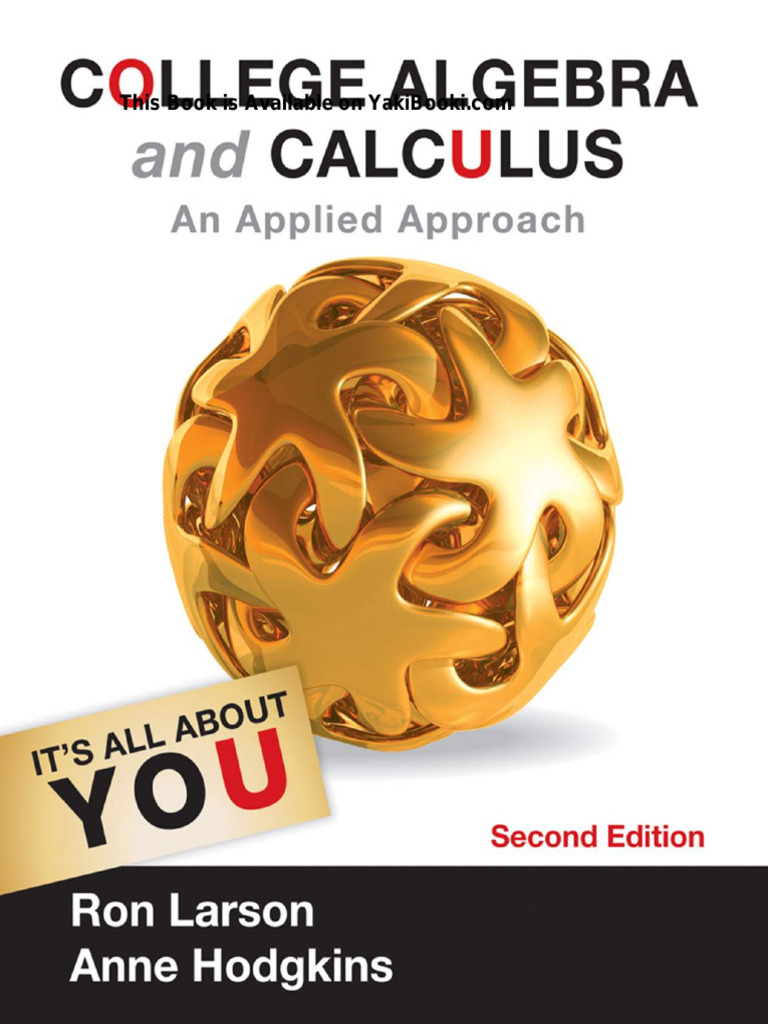 College Algebra and Calculus: An Applied Approach (2nd Edition) PDF | PDF