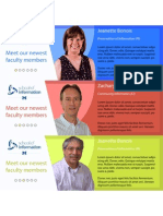 Meet Our Newest Faculty Members: Preservation of Information (PI)