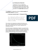 Half Life Calculations