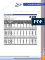 5-Poste de Concreto Tabla