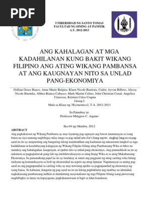 Mga Paraan Upang Mas Mapaunlad Ang Wikang Filipino - angupang