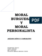 Moral Burguesa y Moral Personalista