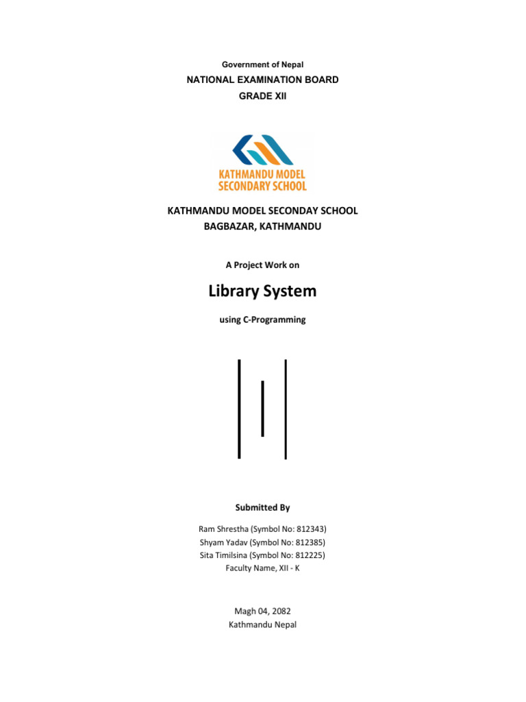 Project Report Sample (2).pdf | PDF | System | Libraries