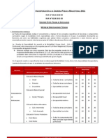 Matriz Prueba Especialidad Icpm2011