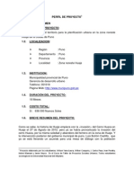 Planificacion Del Espacio Urbano en La Zona Noreste Huaje de La Ciudad de Puno