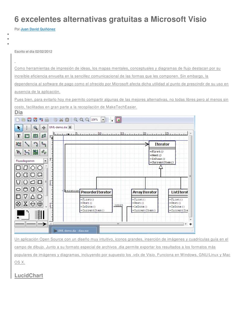 7 Excelentes Alternativas Gratuitas A Microsoft Visio | PDF | Software ...