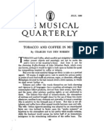 Charles Van Den Borren, Tobacco and Coffee in Music, In: Musical Quarterly XVIII, 3 (1932), pp.355-374