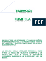 INTEGRACION NUMERICA