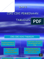 Ciri Ciri Tamadun