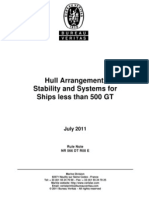 BV Rules For Ships Less Than 500 GT