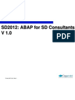 ABAP For SD Consultatnt