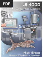 Download DIBAL - LS-4000 Automatic Weighing and Labelling Systems - Brochure by DIBAL_Spain SN109067048 doc pdf