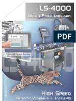 DIBAL - LS-4000 Automatic Weighing and Labelling Systems - Brochure