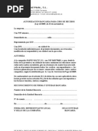 Carta de Autorizacion Para Tramitar Antecedentes Penales