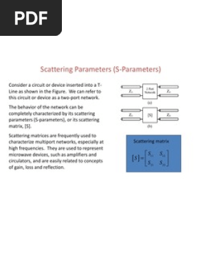 洋書 Microwave Network Scattering Matrix Lecture -- The Scattering Matrix - YouTube