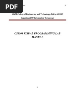 Download Visual Programming Lab Manual by Betsy Freda SN109078482 doc pdf