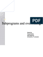 Subprogram and Overloading in VHDL