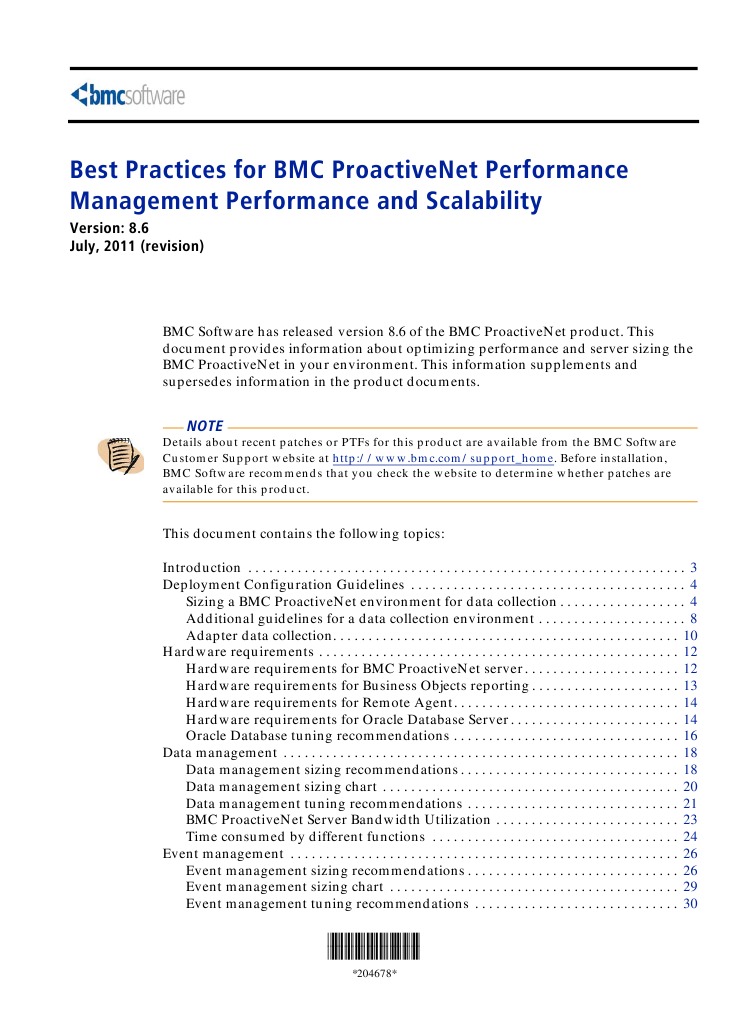 BPPM Best Practices Performance Scalability | PDF | Scalability | 64 ...