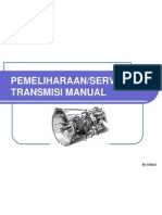 Pemeliharaan Dan Servis Transmisi Manual