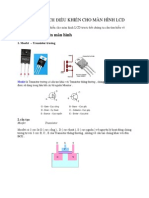 CÁCH LÀM MẠCH ĐIỀU KHIỂN CHO MÀN HÌNH LCD