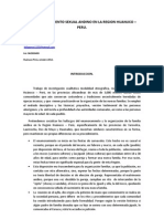 El Comportamiento Sexual Andino en La Region Huanuco