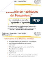 Desarrollo de Habilidades Del Pensamiento