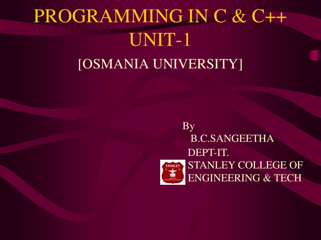 C and C++ Programming | PDF | C (Programming Language) | Operating System
