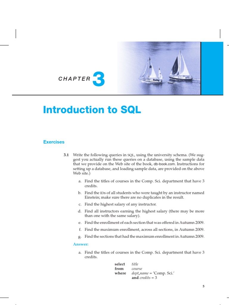 SQL Exercises for Students | PDF | Sql | Databases