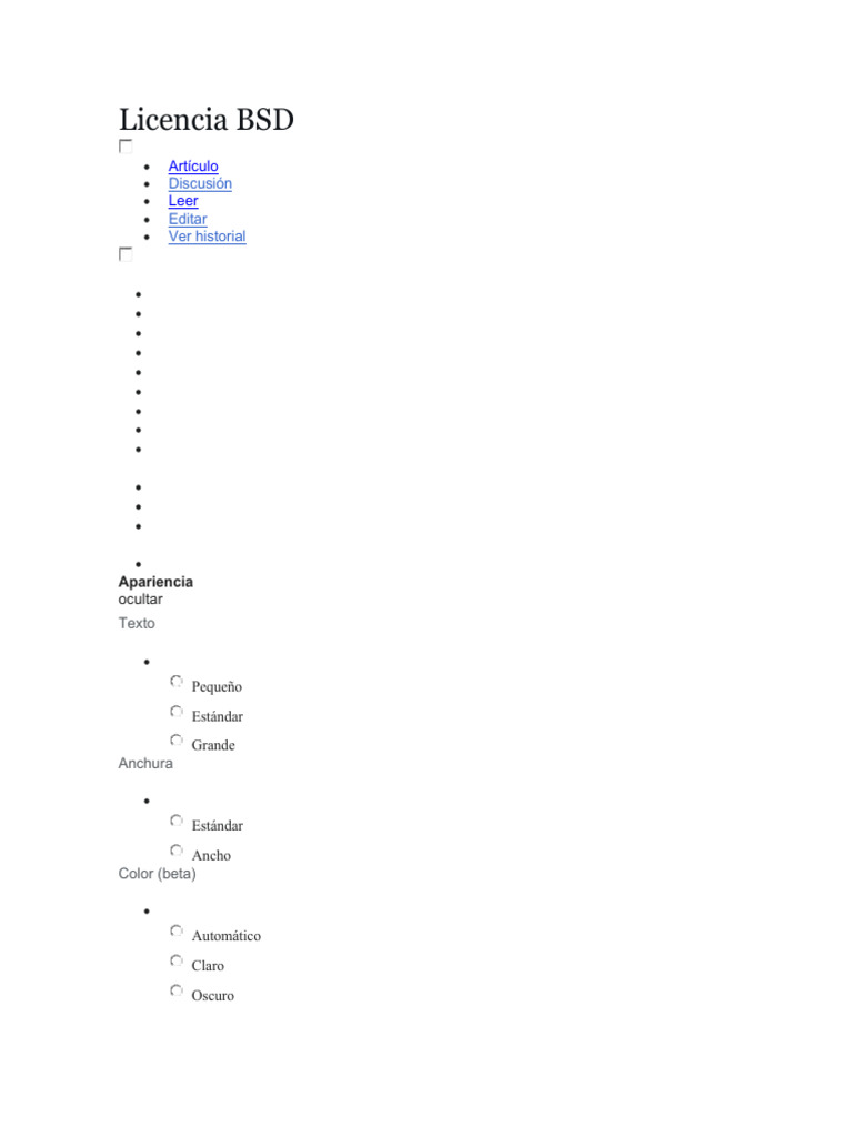 Licencia BSD | PDF | Software | Distribución de software de Berkeley