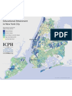 Educational Attainment in New York City - Most Common Level Among Adults 25 and Older