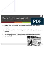 Terry Fox Topics